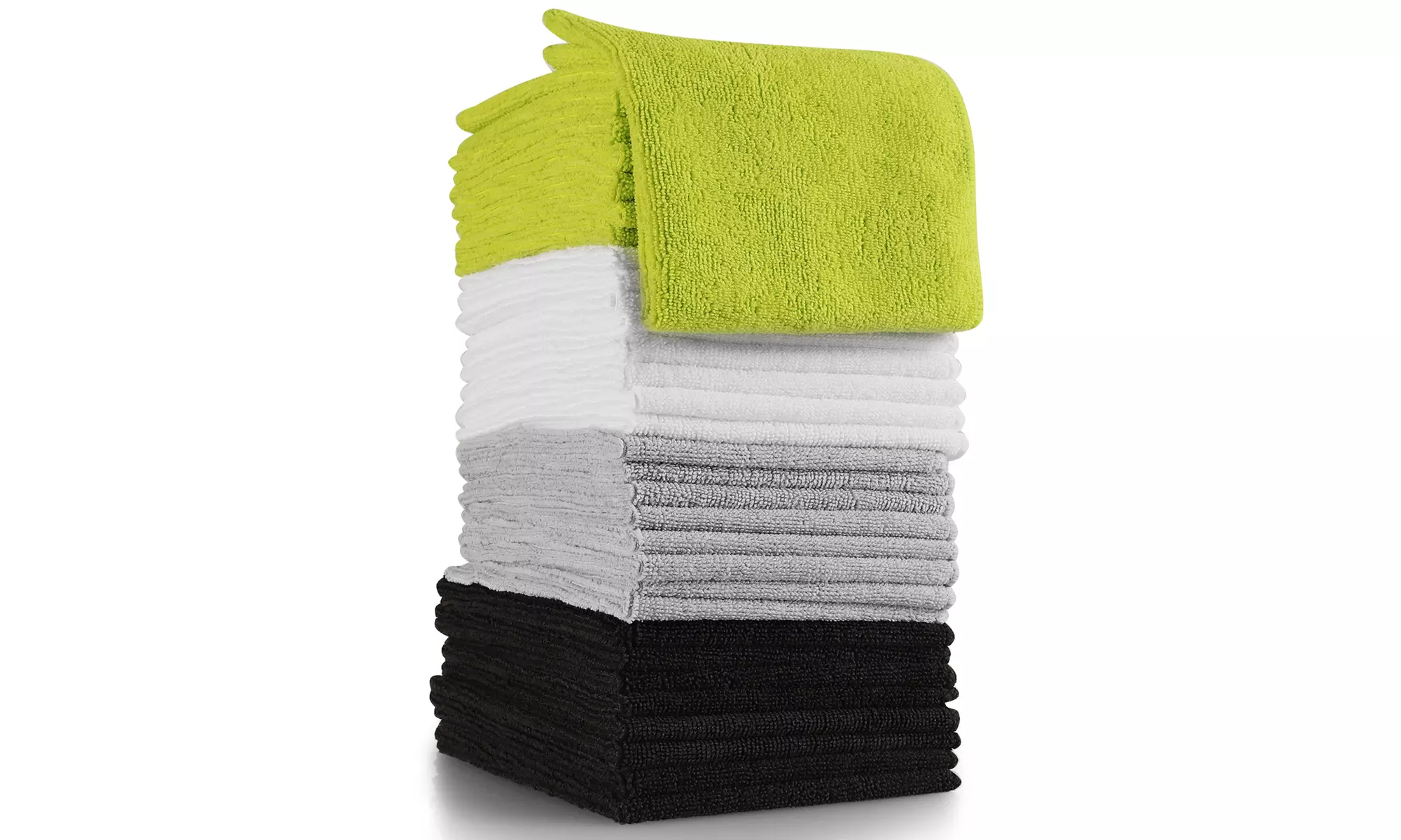 Microfiber Reusable Cleaning Cloth Duster Rag Towels (32 or 64 Pack) - Primary Image