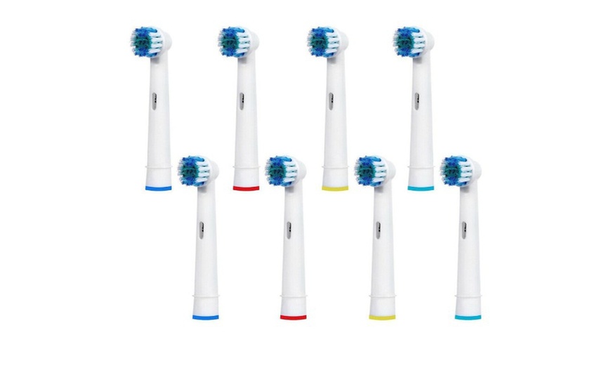 8 PCS FIT FOR BRAUN ORAL-B FLEXISOFT TOOTHBRUSH REPLACEMENT REFILL ...