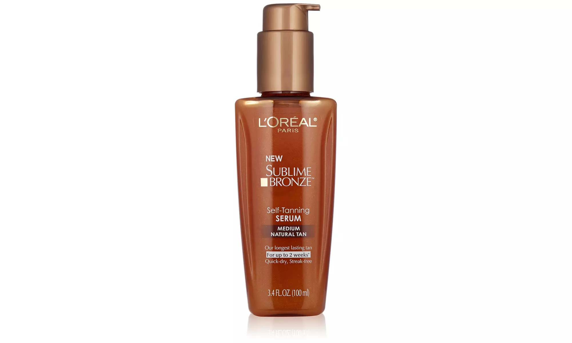LOreal Paris Sublime Bronze Self Tanning Serum, Medium Natural - Primary Image
