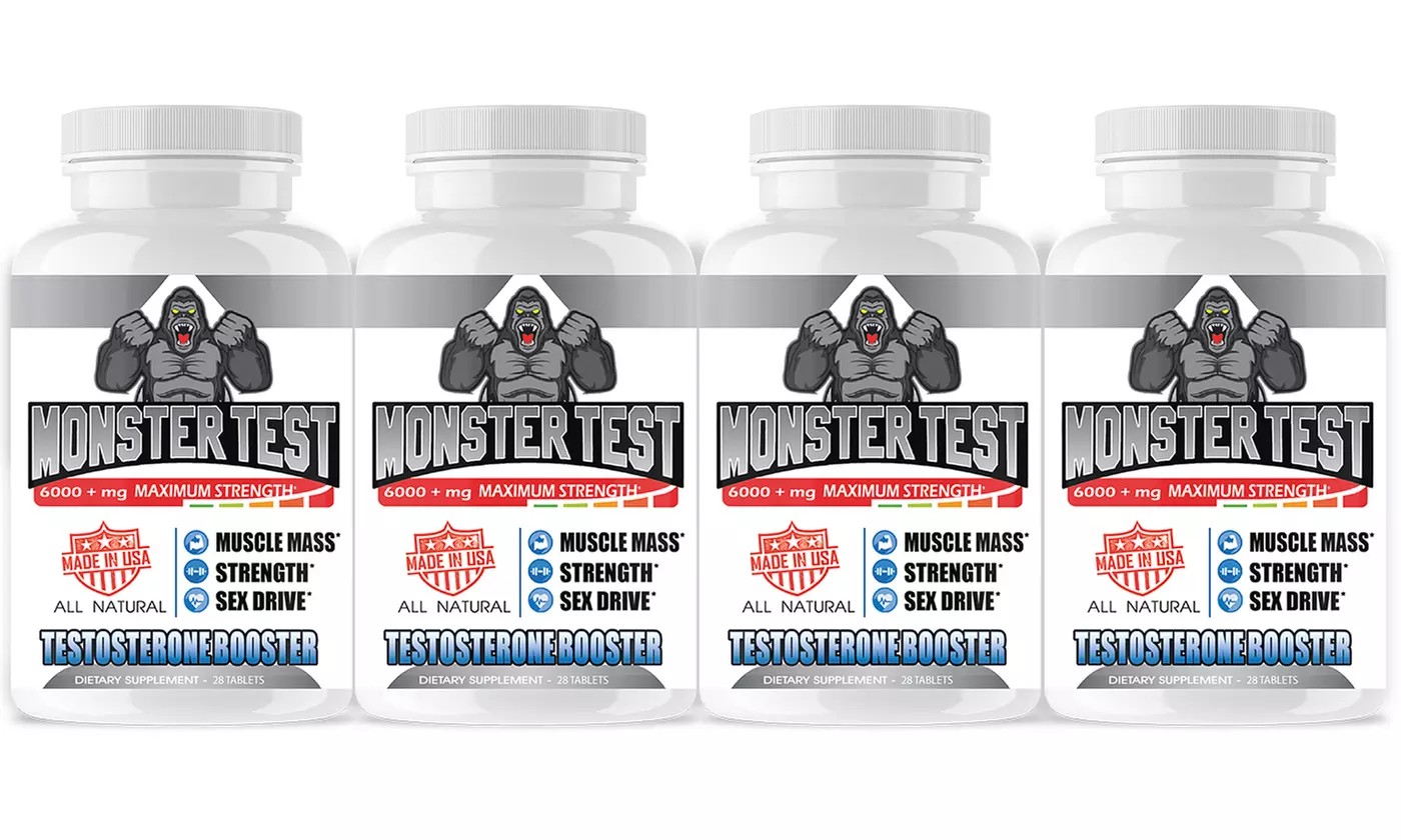 Angry Supplements Monster Test Testosterone Booster, Muscle Mass, Sex Drive - Primary Image