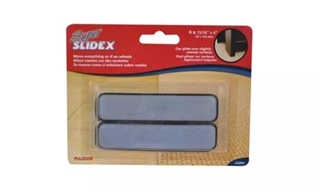 MADICO 23293 Super Slidex - 1.31 in. x 4 in. Self Adhesive Strip High Density Po - Primary Image