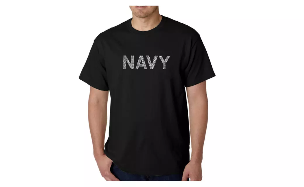 Men's T-shirt - LYRICS TO ANCHORS AWEIGH - Primary Image