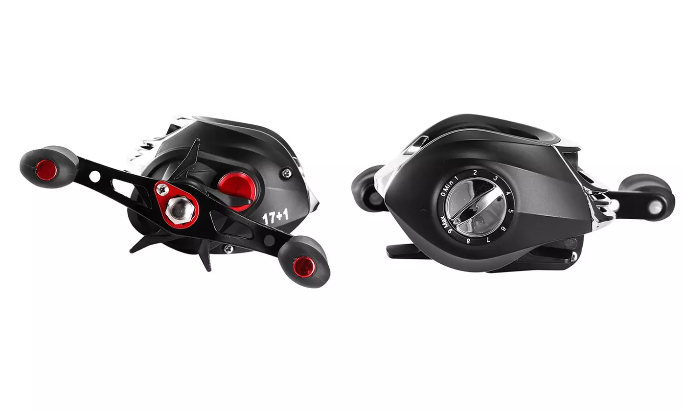 iMounTEK High Speed Long Cast Distance 17.5lbs Max Drag Baitcasting Fishing Reel