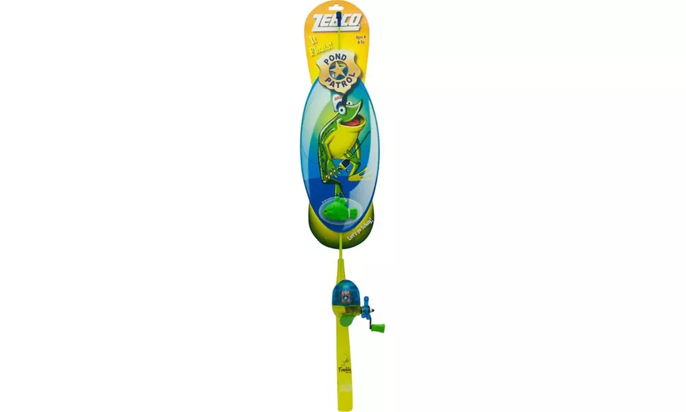 Zebco Pond Patrol Kids Floating Combo - Freddy the Frog - Primary Image