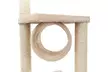 36" Solid Cute Sisal Rope Plush Cat Climb Tree Cat Tower Beige - Second Medium