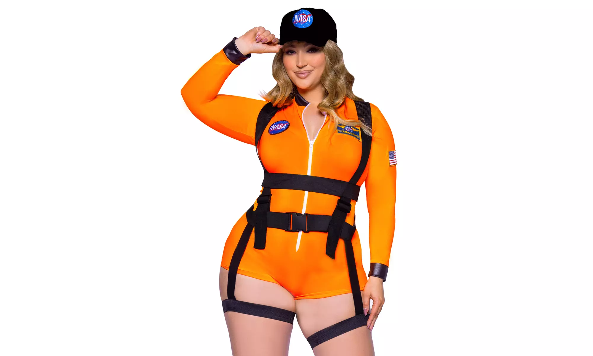 Leg Avenue Plus Size Space Commander Costume - Primary Image