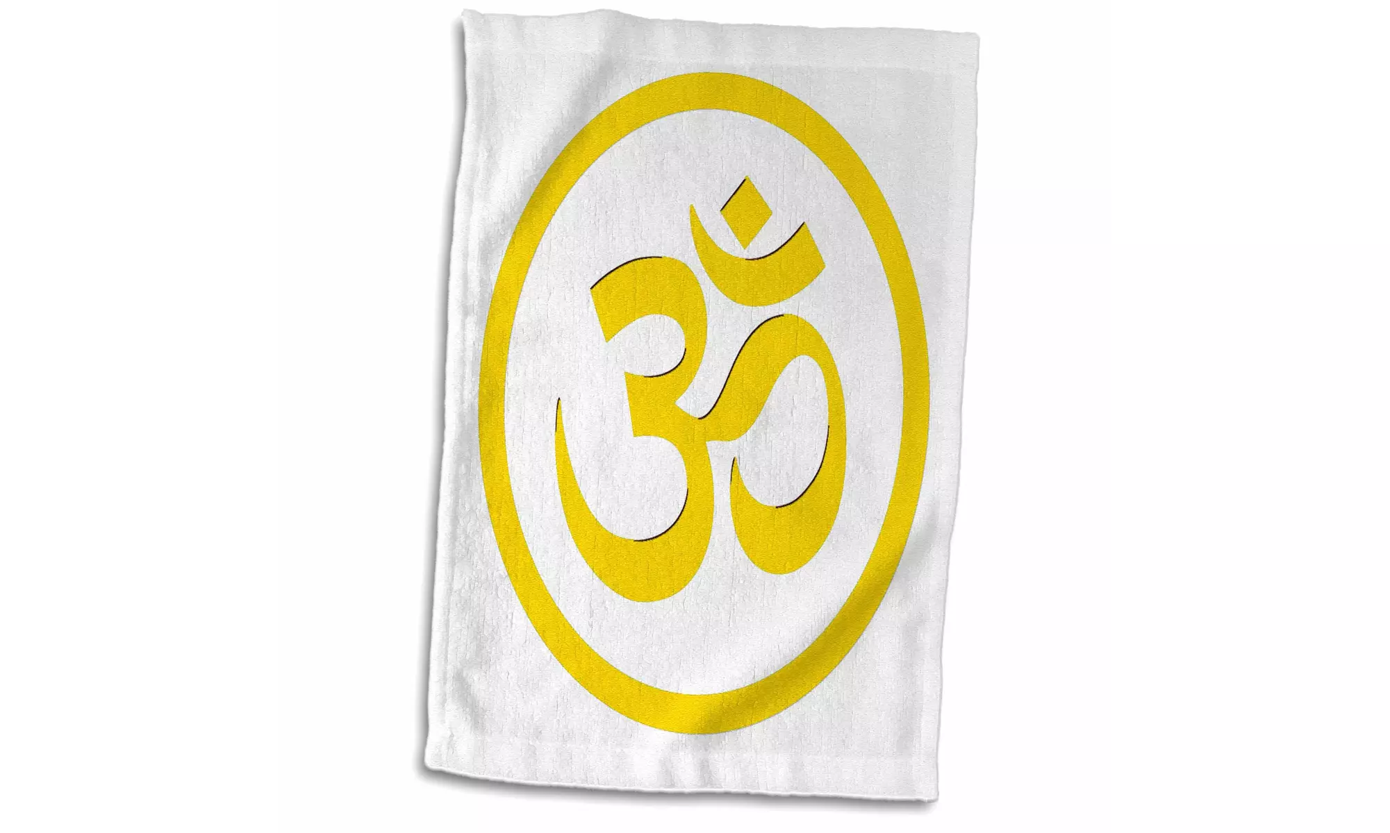 Towel - Om, Namaste, Gold - 15 by 22-inches - Second Medium