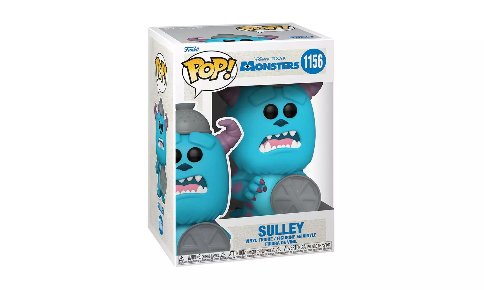 Funko POP Pop Disney: Monsters Inc 20th - Sulley with Lid Multicolor One Size  - Second Medium