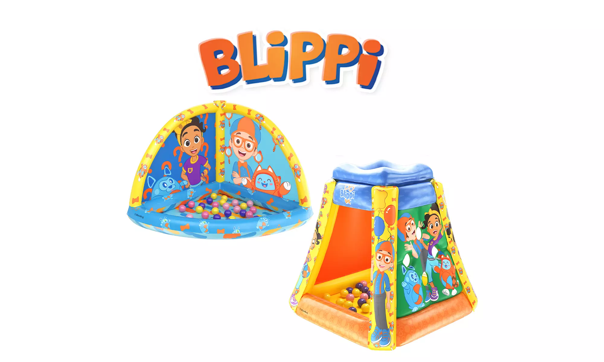 Blippi Inflatable Ball Pit  - 2 Different Styles - Primary Image