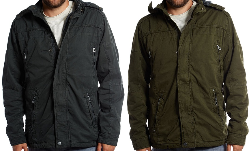 Distortion Men's Cotton Sherpa Lined Jackets (s-2xl) 