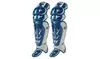 Mizuno G3 Samurai Adult Shin Guards, 16.5-Inch, Navy/Grey
