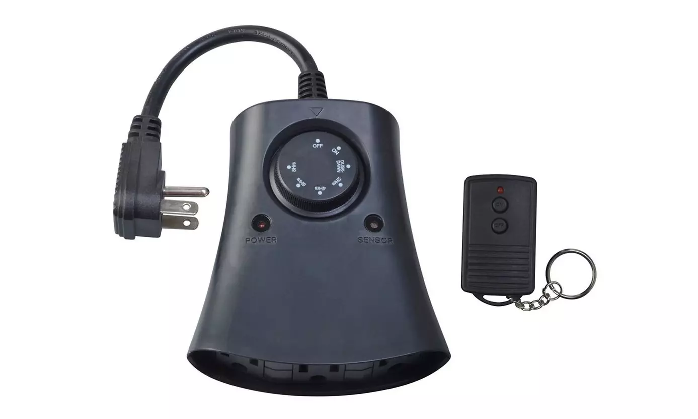 Woods 59746AC Coleman Cable Outdoor Photocell Timer Remote - Primary Image