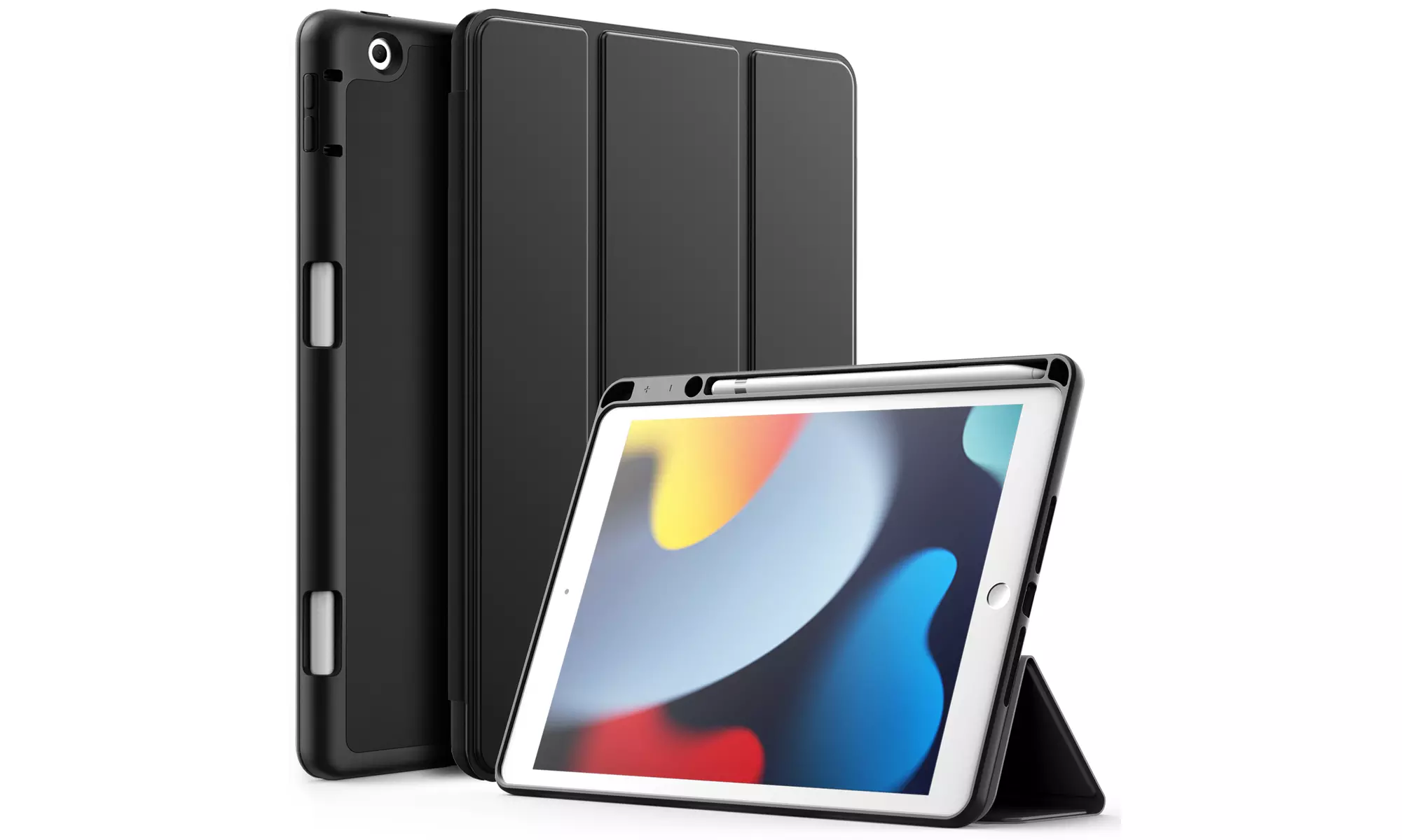 Case for iPad 10.2-Inch 2021/2020/2019 (9th/8th/7th) Model with Pencil Holder - Primary Image