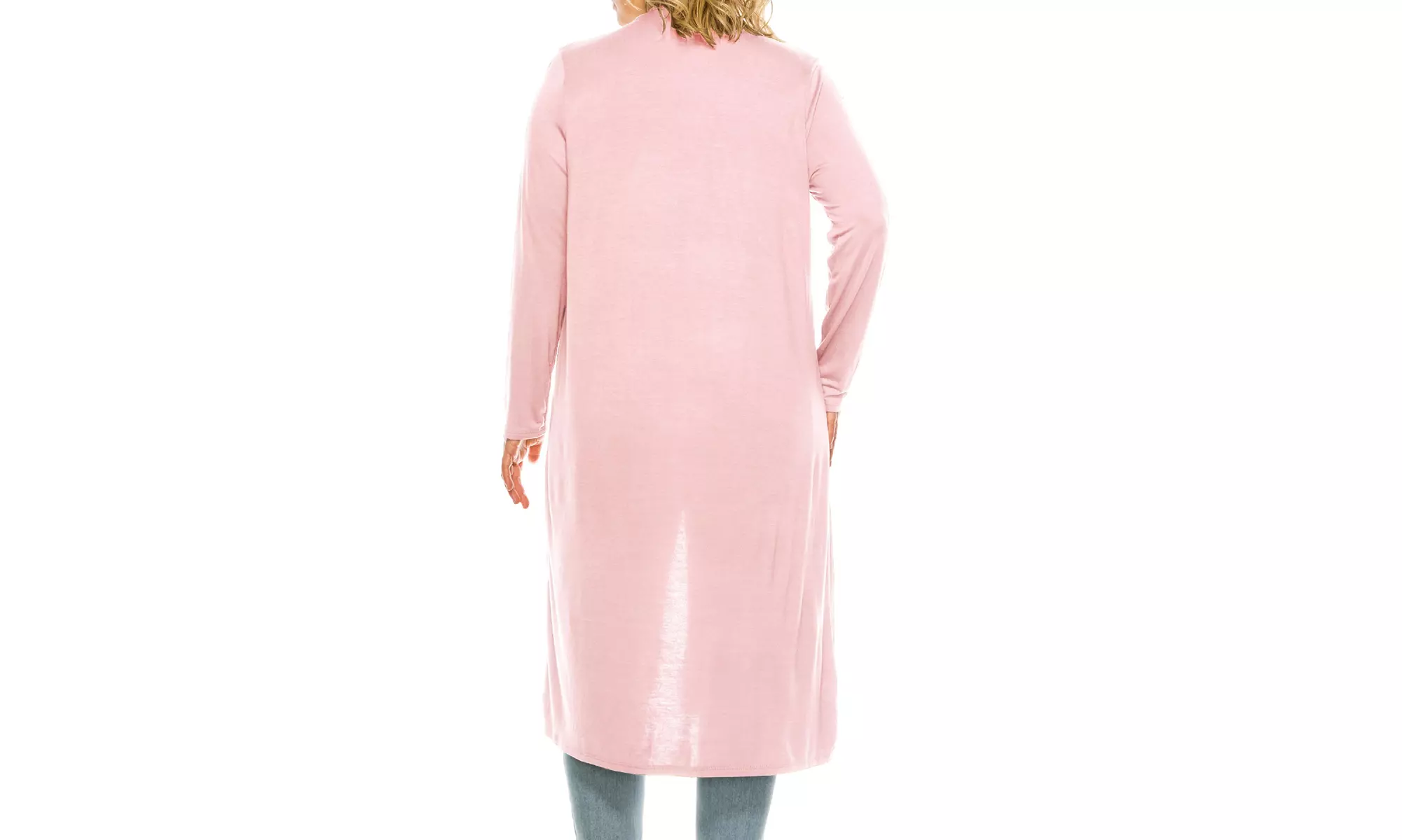 MOA Collection Women's Plus Size Long Sweater Cardigan