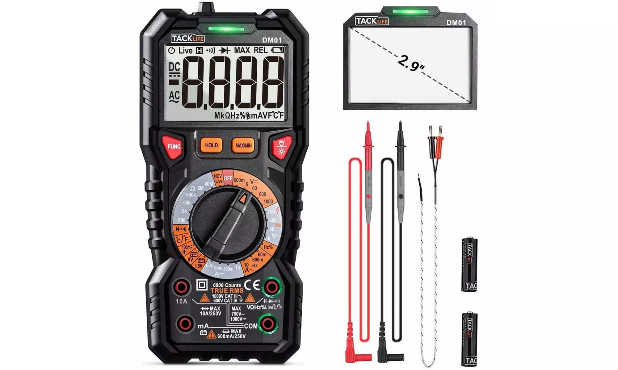 TACKLIFE Multimeter Tool - Primary Image