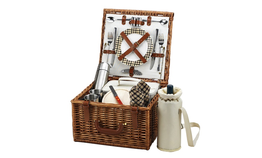Image 1: Cheshire Basket for 2 w/coffee service -London