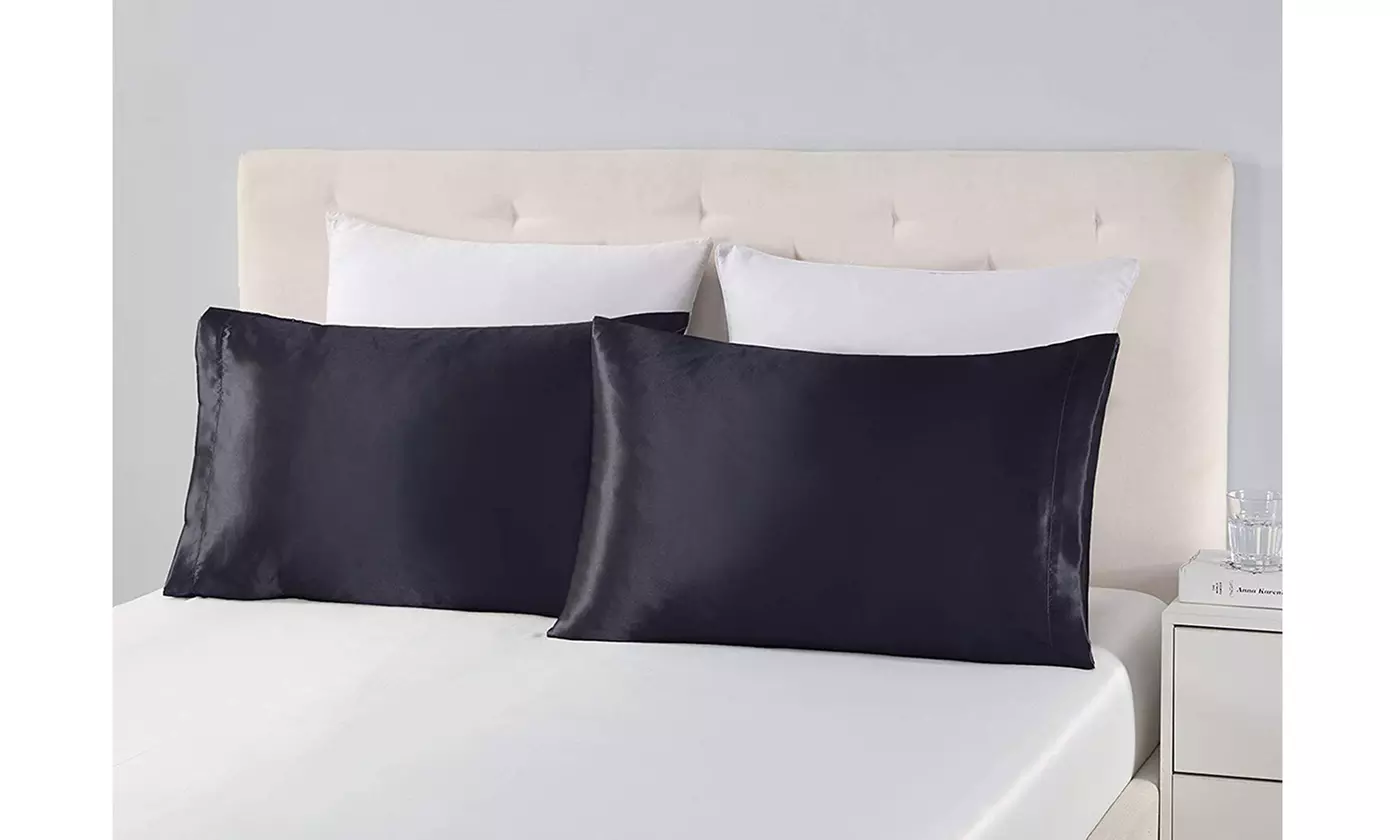  2-4 Pack Bridal Satin Hair Care Pillowcases Case for Hair Skin