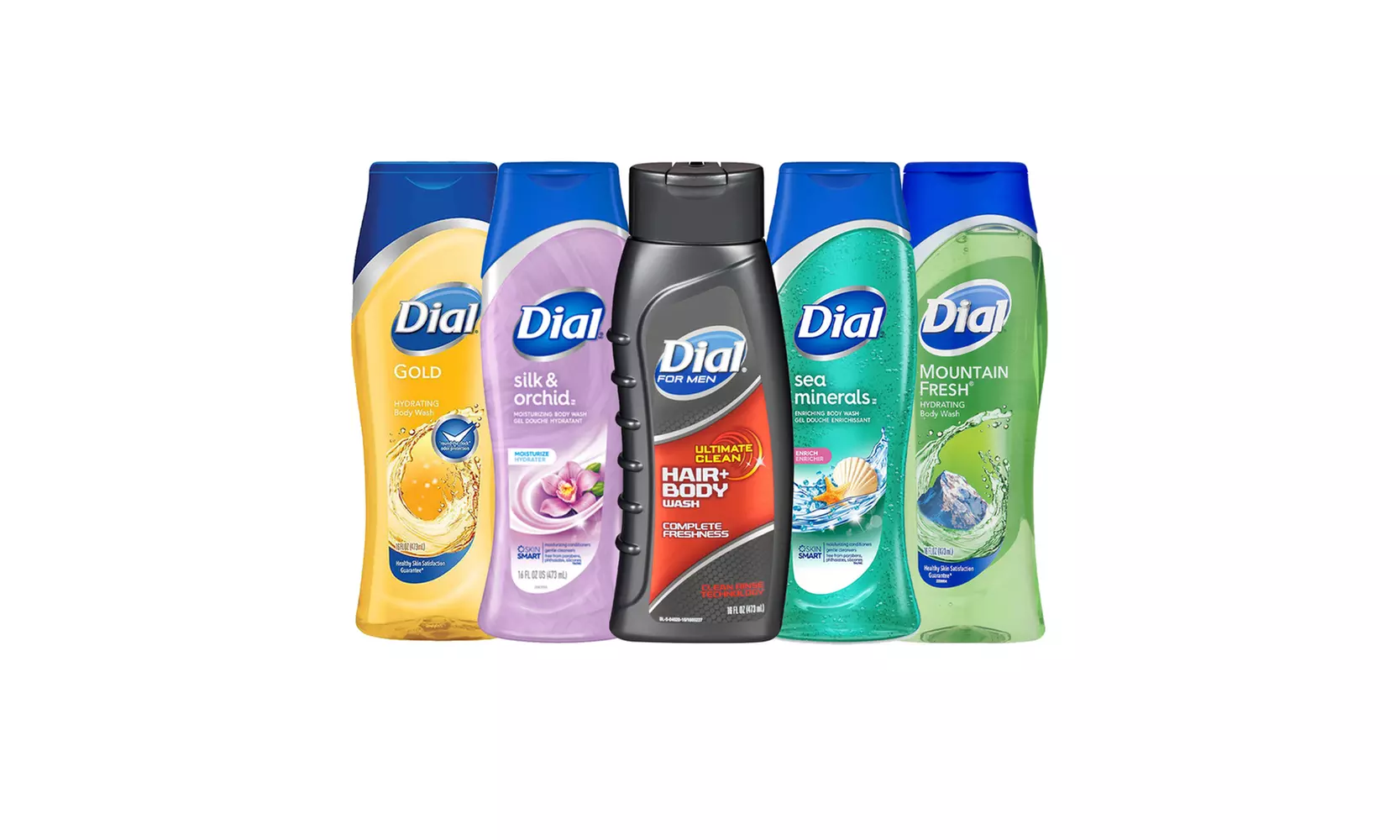 Dial 16 oz. Body Washes (5-Pack) - Second Medium