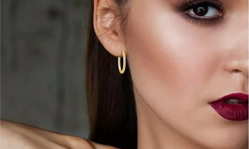 2MM French Lock Hoop 925 Sterling Silver Earrings - 10MM-65MM 