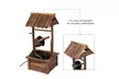 Kinbor Wooden Fountain Waterfall Fountain with Pump & Barrel Outdoor Waterfall - Second Medium