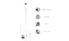 3IN1 OTG FEMALE Audio Adapter TYPE-C Smartphones USB 3.5MM Earphone AUX Charger
