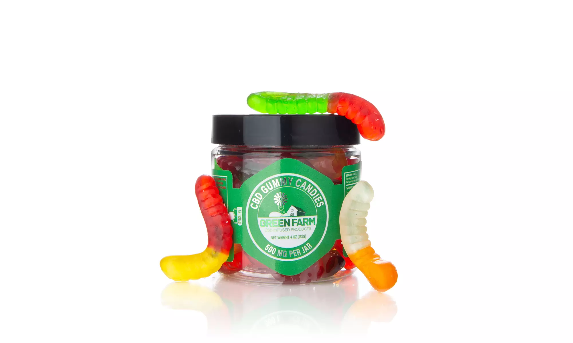 Clear Gummies Infused with Organic CBD (500MG - 5000MG) From Green Farm