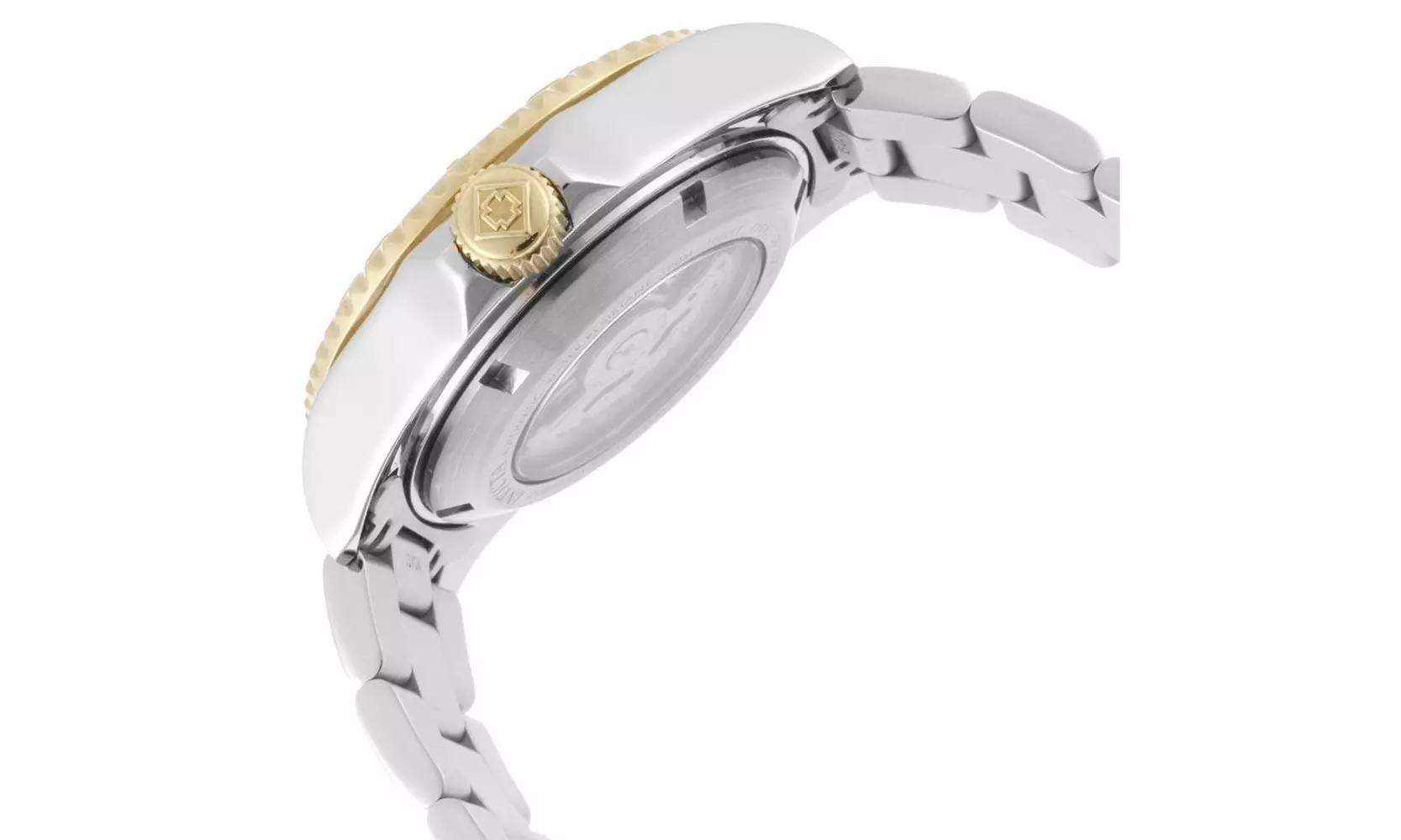 Invicta 14343 Men's Pro Diver Automatic Gold Dial Two Tone Bracelet Dive Watch - Second Medium