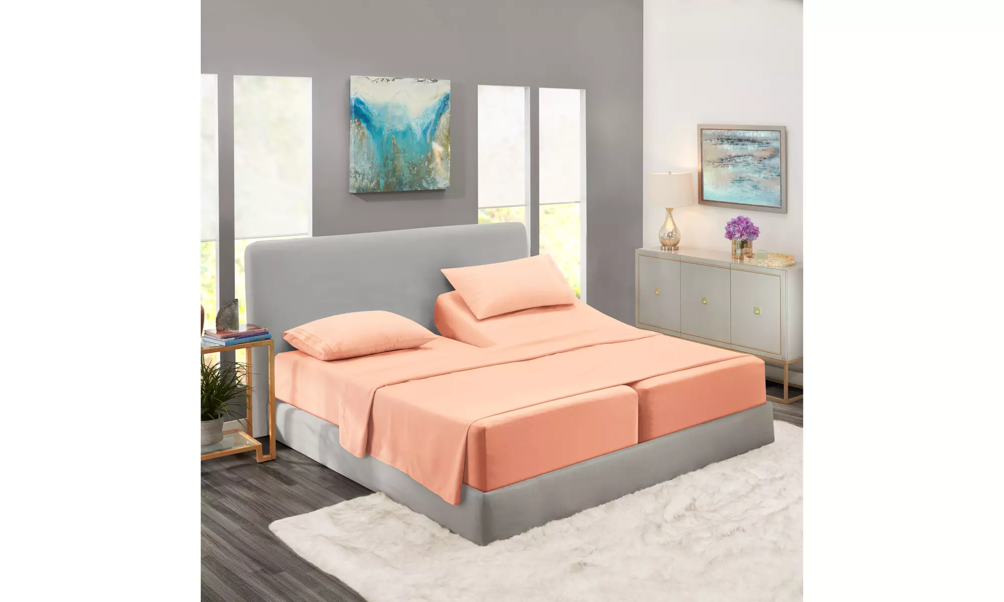 Nestl Premium Deep Pocket Extra Soft 1800 Microfiber Bed Sheet Set