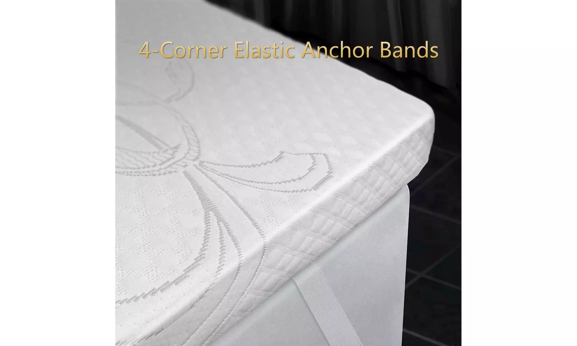 3 Inch Mattress Topper ,Pad Gel Infused Memory Foam Mattress Topper - Second Medium