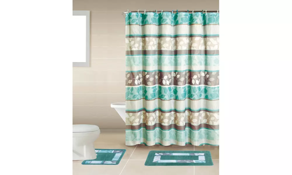 Home Dynamix Stylish Bathroom Set (15-Piece) - Primary Image