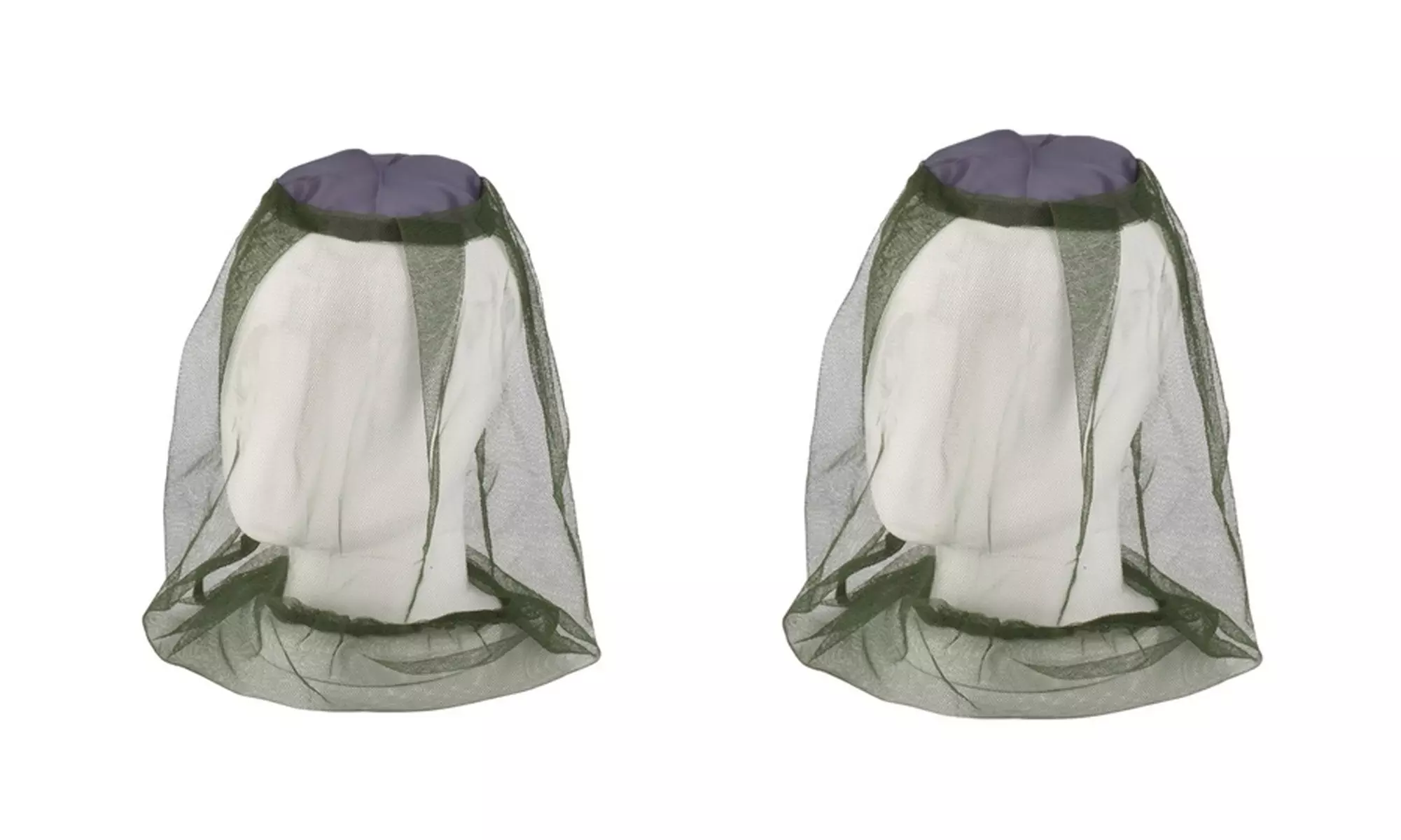 2Pcs Mosquito Head Net Mesh Bug Face Netting Extra Fine Holes Fly Screen Outdoor - Second Medium