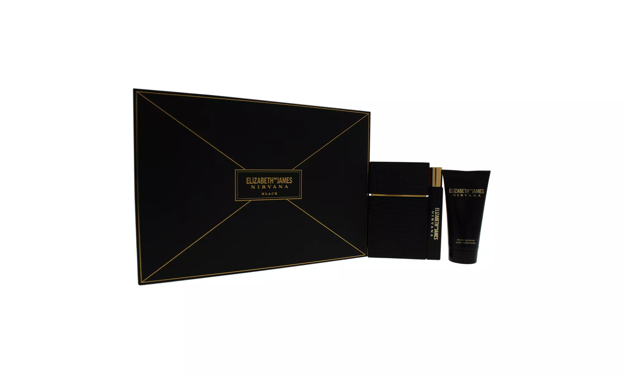 Nirvana Black or White by Elizabeth and James for Women - 3 Pc Gift Set
