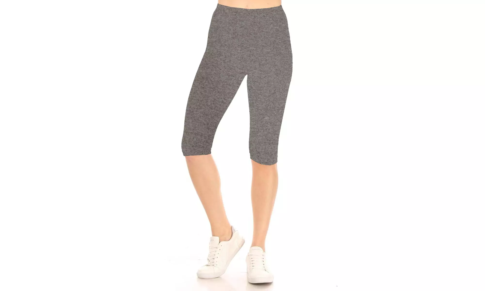 Women's Casual Solid Slim Running Yoga Capri Leggings (Pack of 3)