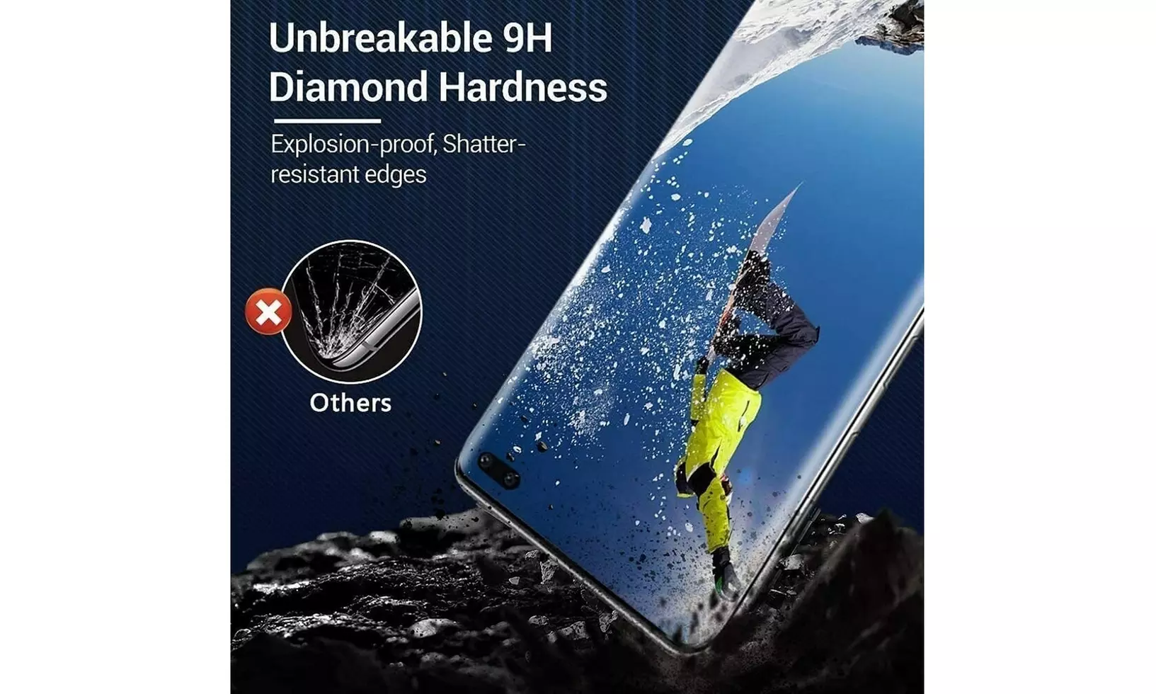 Privacy Tempered Glass Screen Protector For Samsung S20 Ultra S10 S9 S8 Plus 3PK - Second Medium