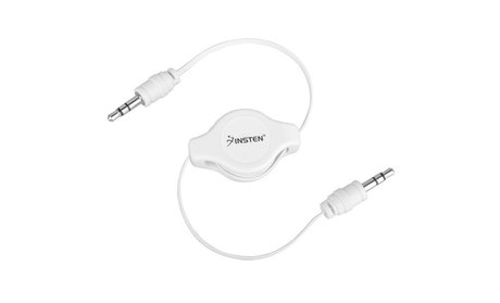 Insten 3.5mm Male to Male Retractable Stereo Audio Auxiliary Cable