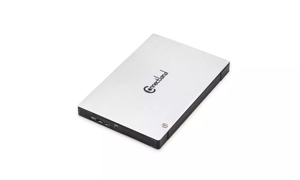 Connectland USB3.0 2.5" Aluminum SATA6G HDD/SSD HotPlug Silver - Primary Image