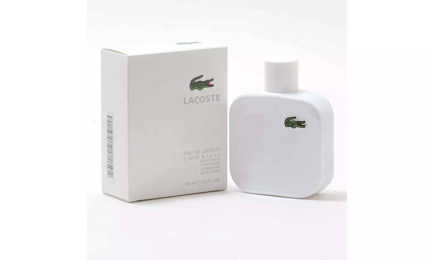 Lacoste Eau de Lacoste L.12.12 Blanc Eau de Toilette for Men (3.3 Fl. Oz.) - Primary Image