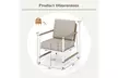 Costway Modern Bistro Set Set with Thick Cushions and Coffee Table  - Second Medium