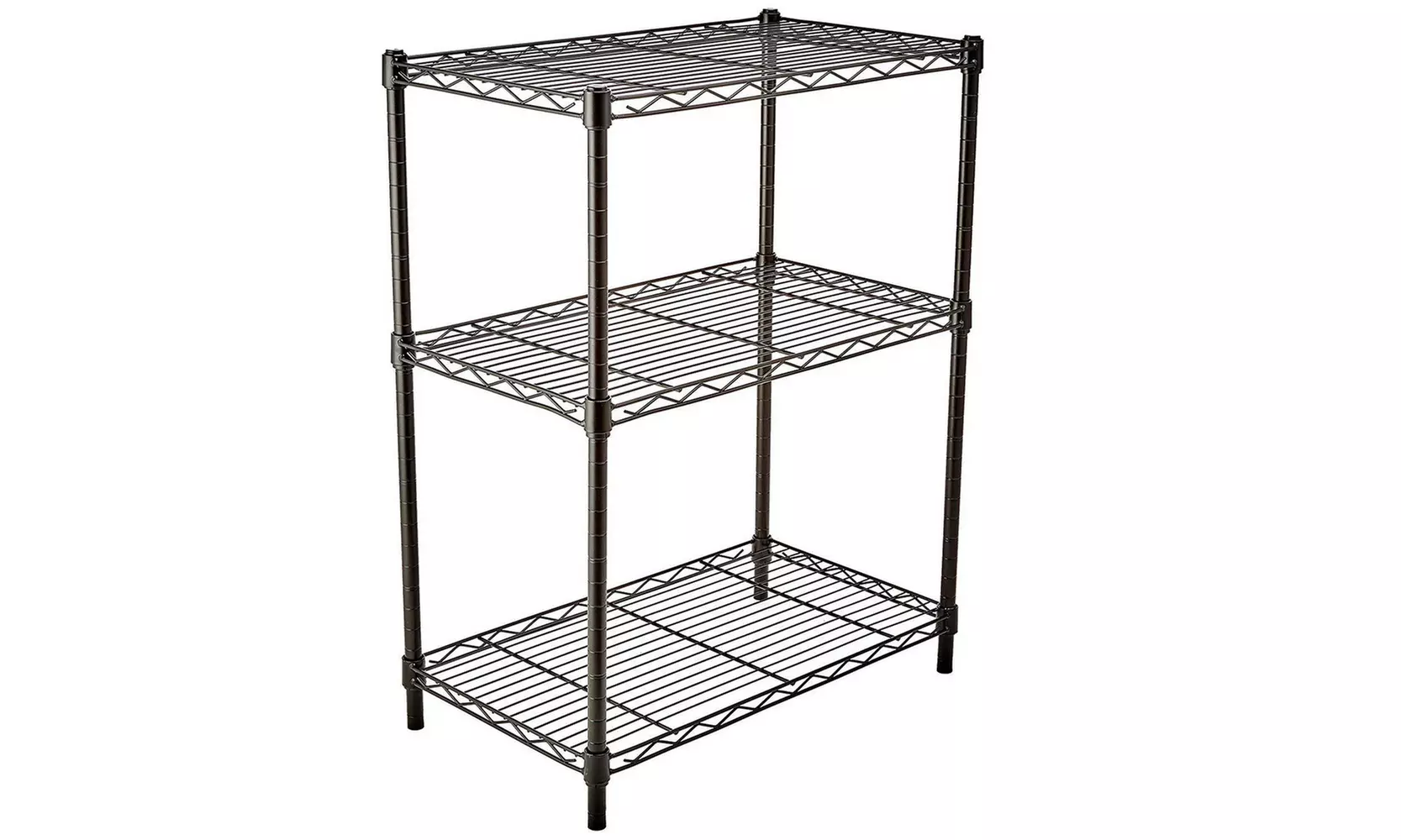 3/4/5-Tier Commercial Chrome Shelving Rack Adjustable Shelf Storage