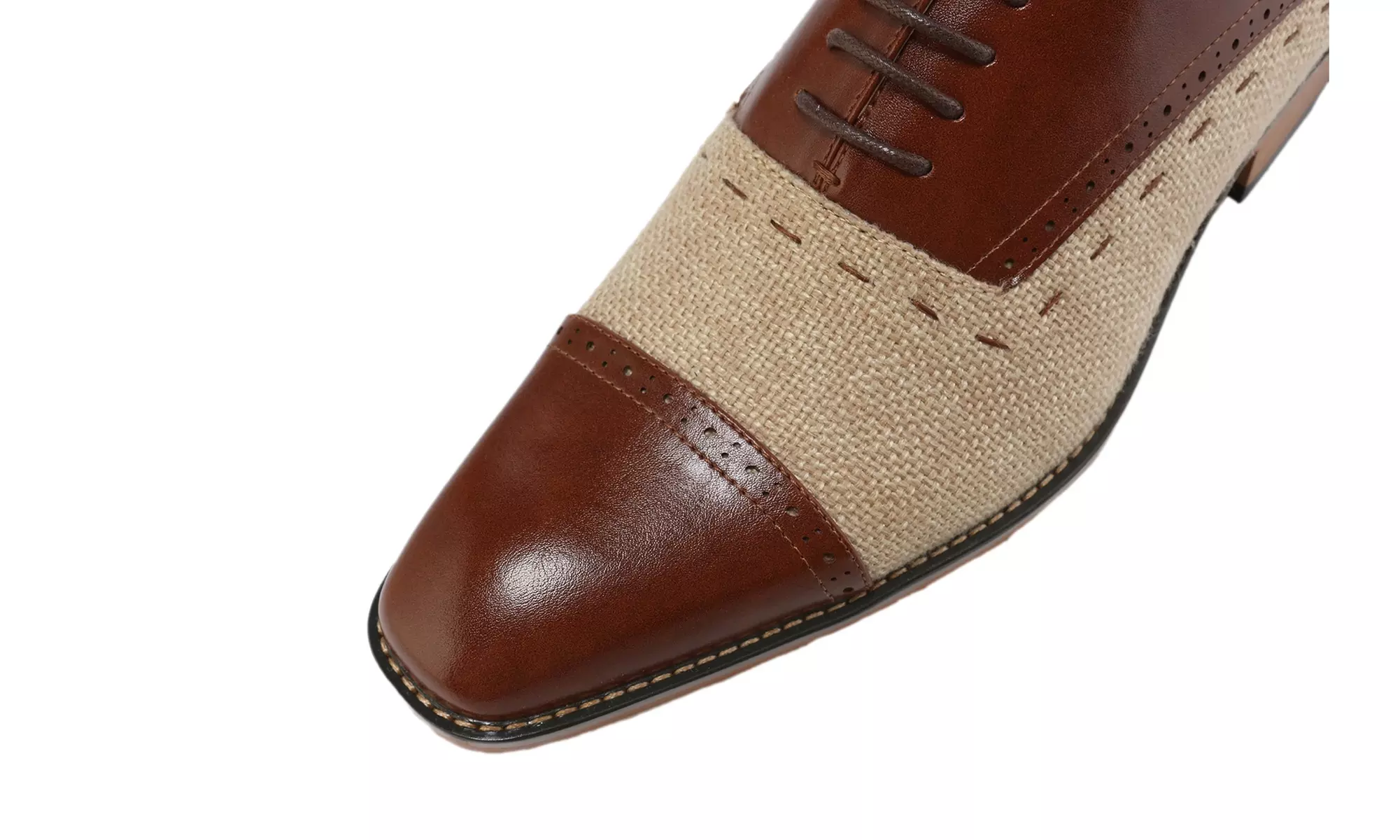 Gino Vitale Lace-Up Cap Toe Oxford