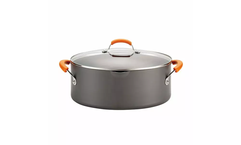 Rachael Ray Hard-Anodized II Nonstick 8-Qt Covered Oval Pasta Pot - Primary Image