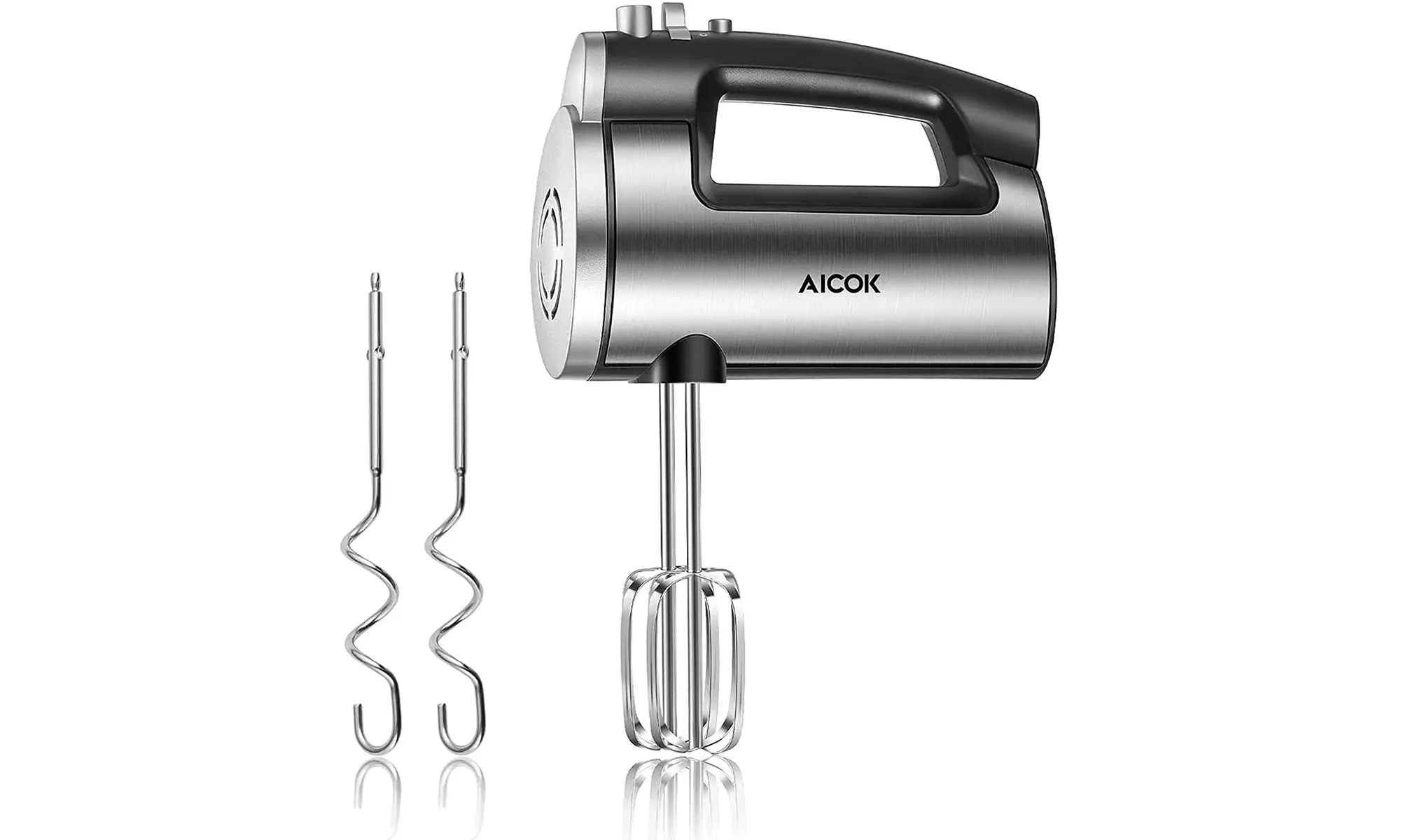 AICOK Hand Mixer Electric, 6 Speed 300W Turbo Kitchen Handheld Mixer - Primary Image
