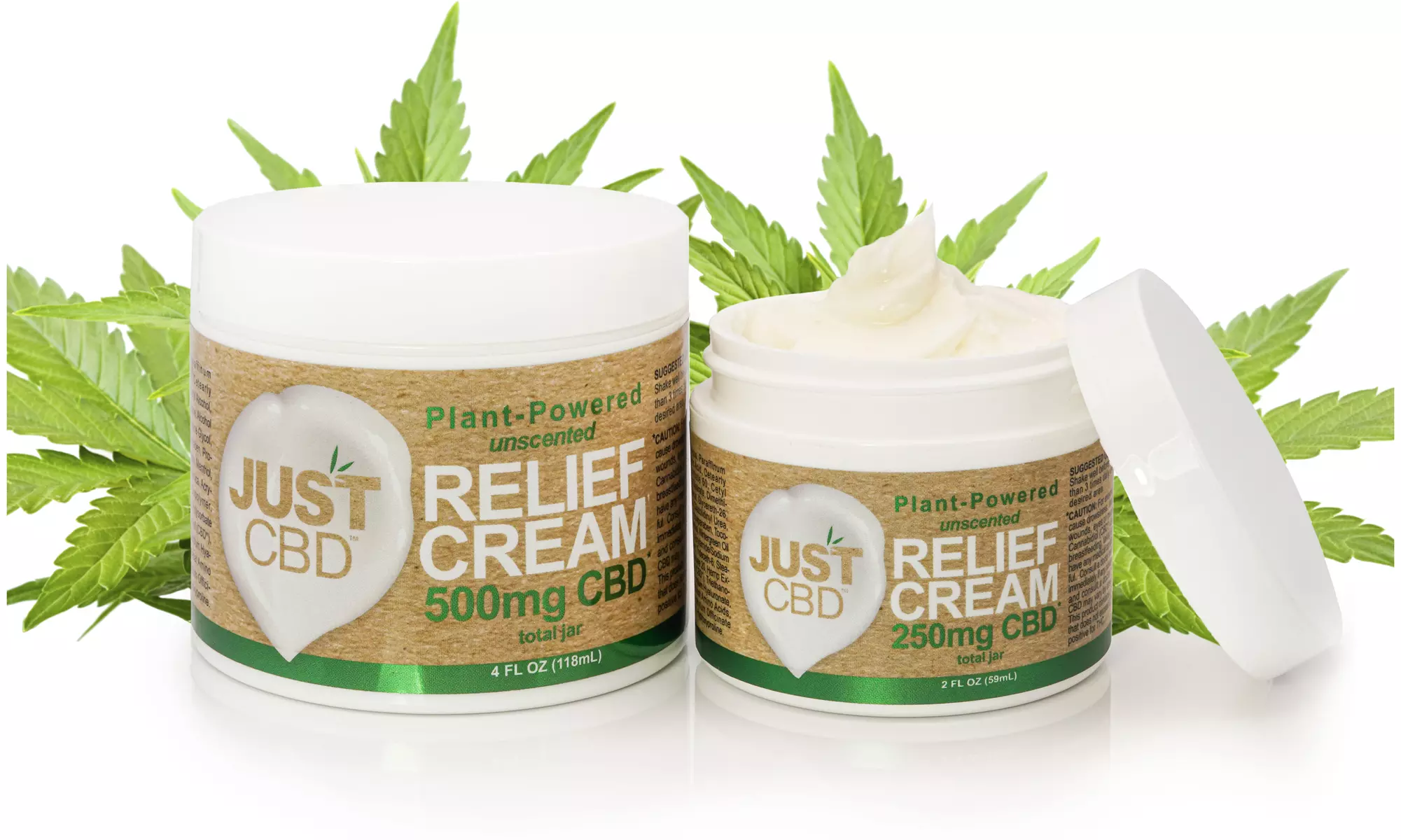 JustCBD CBD Pain Relief Cream (250mg or 500mg) - Primary Image