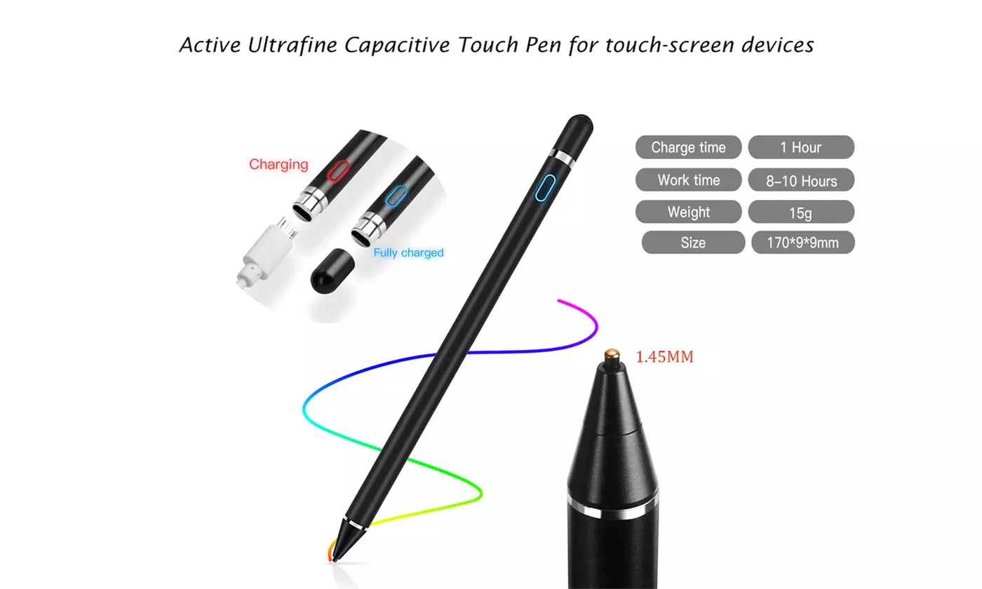 Stylus Pen Touch Screens Smart Digital for iPad iPhone Samsung Android Tablets - Primary Image