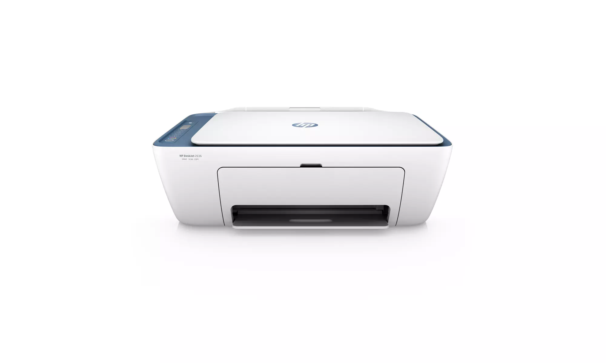 HP DeskJet 2636 Wireless All-in-One Color Inkjet Printer (Blue)- Refurbished - Primary Image