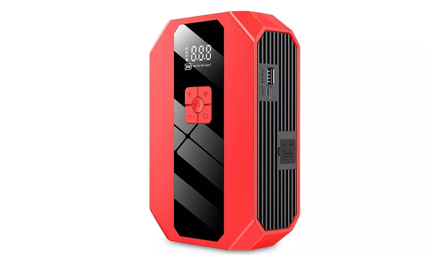 Inova 1500A Jump Starter and 20000mAh Power Bank with three Light Modes