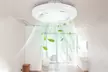 iNova 17.71in 60W LED Ceiling Fan Light Remote Control Round Pendant Fan Lamp - Second Medium