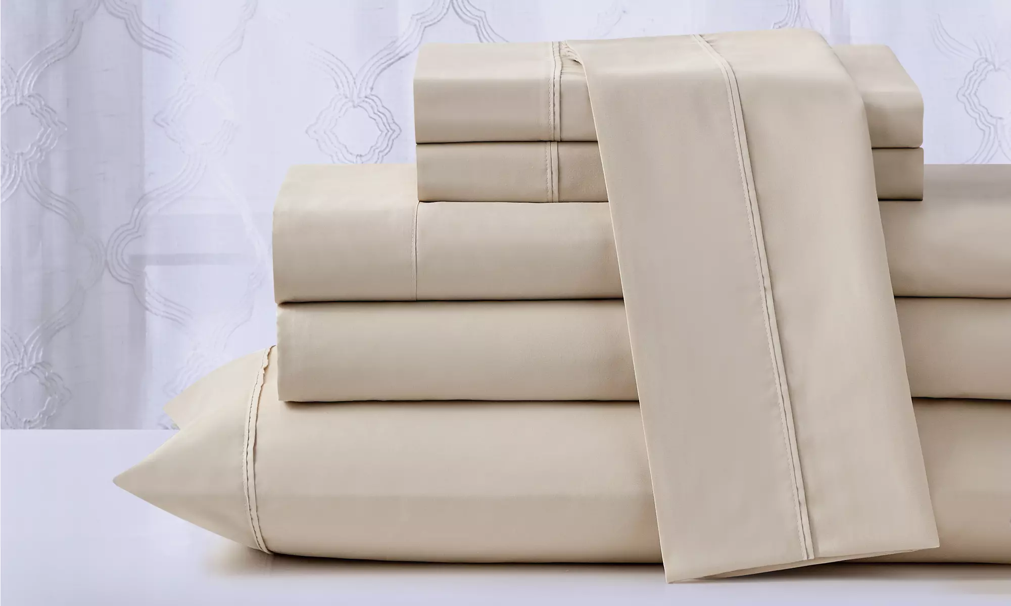  Kathy Ireland 6 Piece Cool Max Soft Sheet Set - 6 Colors