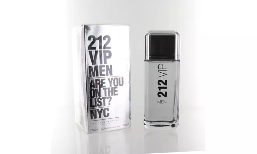 212 VIP MEN by Carolina Herrera 6.7 OZ EAU DE TOILETTE SPRAY NEW in Box for Men - Primary Image