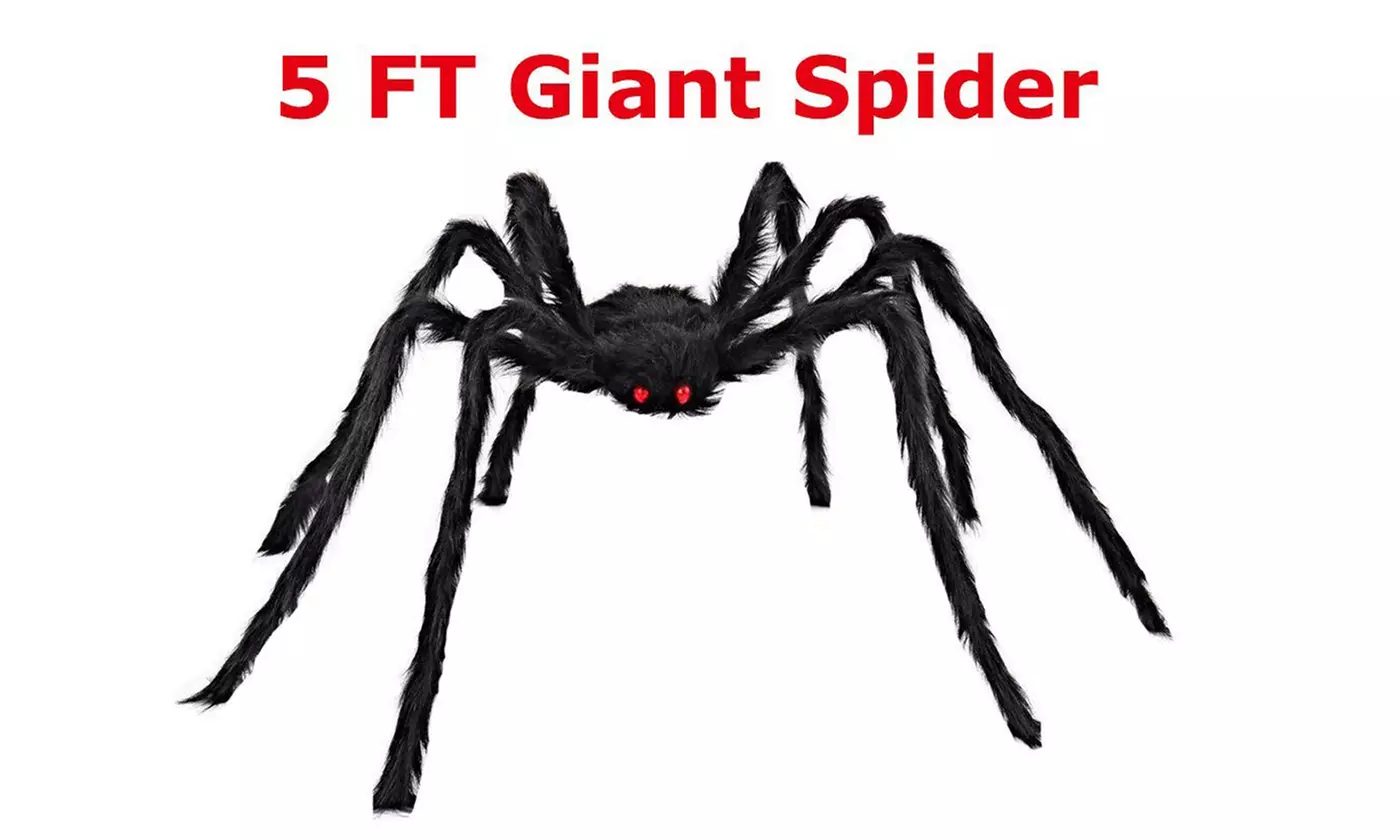 Giant Spider & Web Halloween Decoration Props